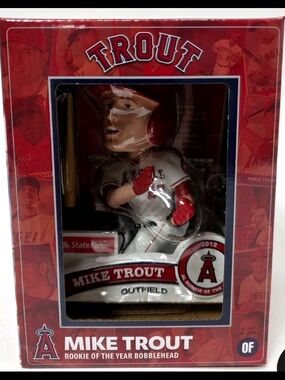 Angels Mike Trout Rookie Of The Year Bobblehead
